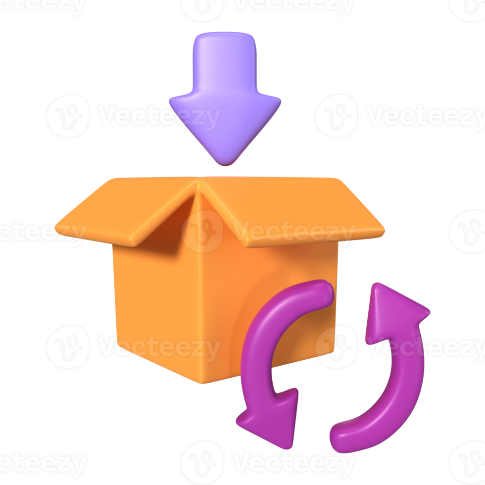 Order Processing 3D Illustration Icon png