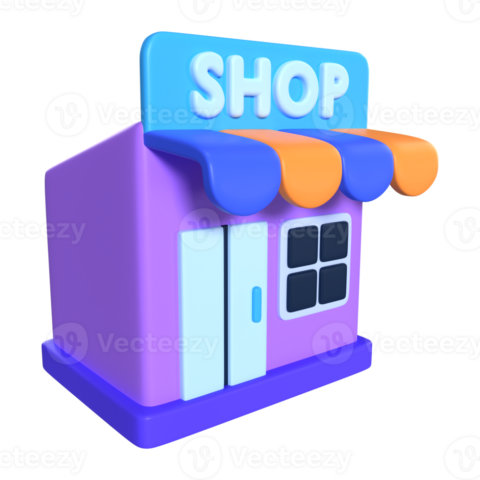 Online Shop 3D Illustration Icon png