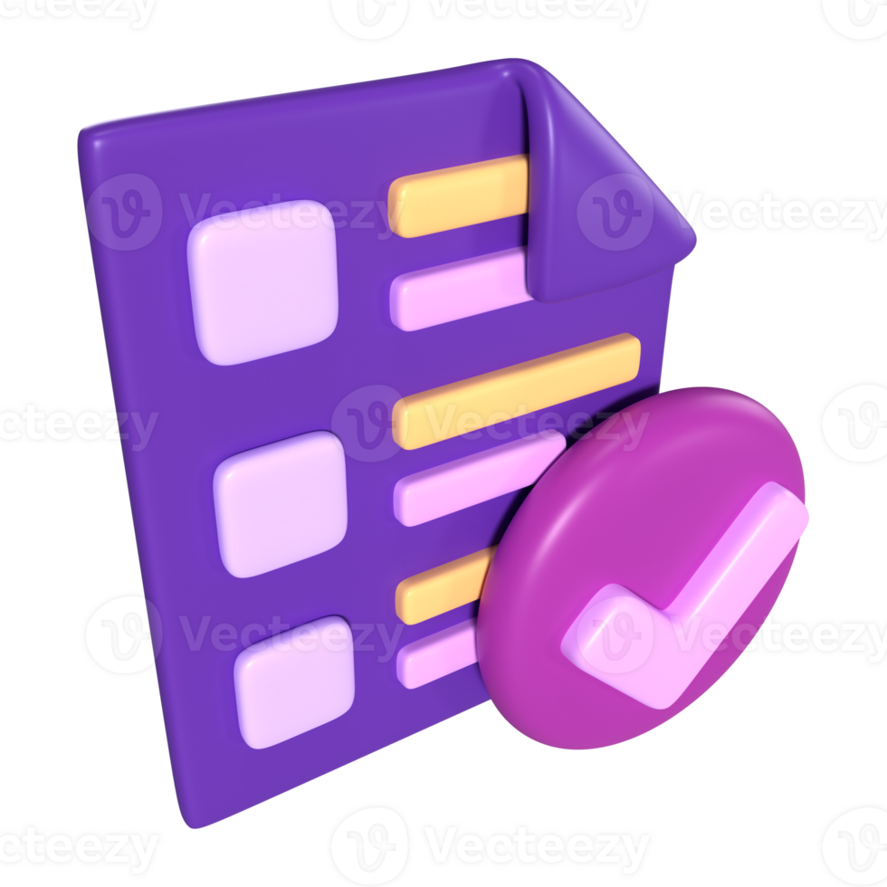 Order Checkout 3D Illustration Icon png