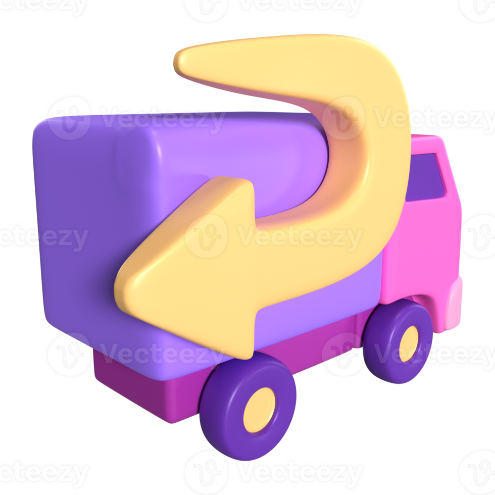 Return Policy 3D Illustration Icon png