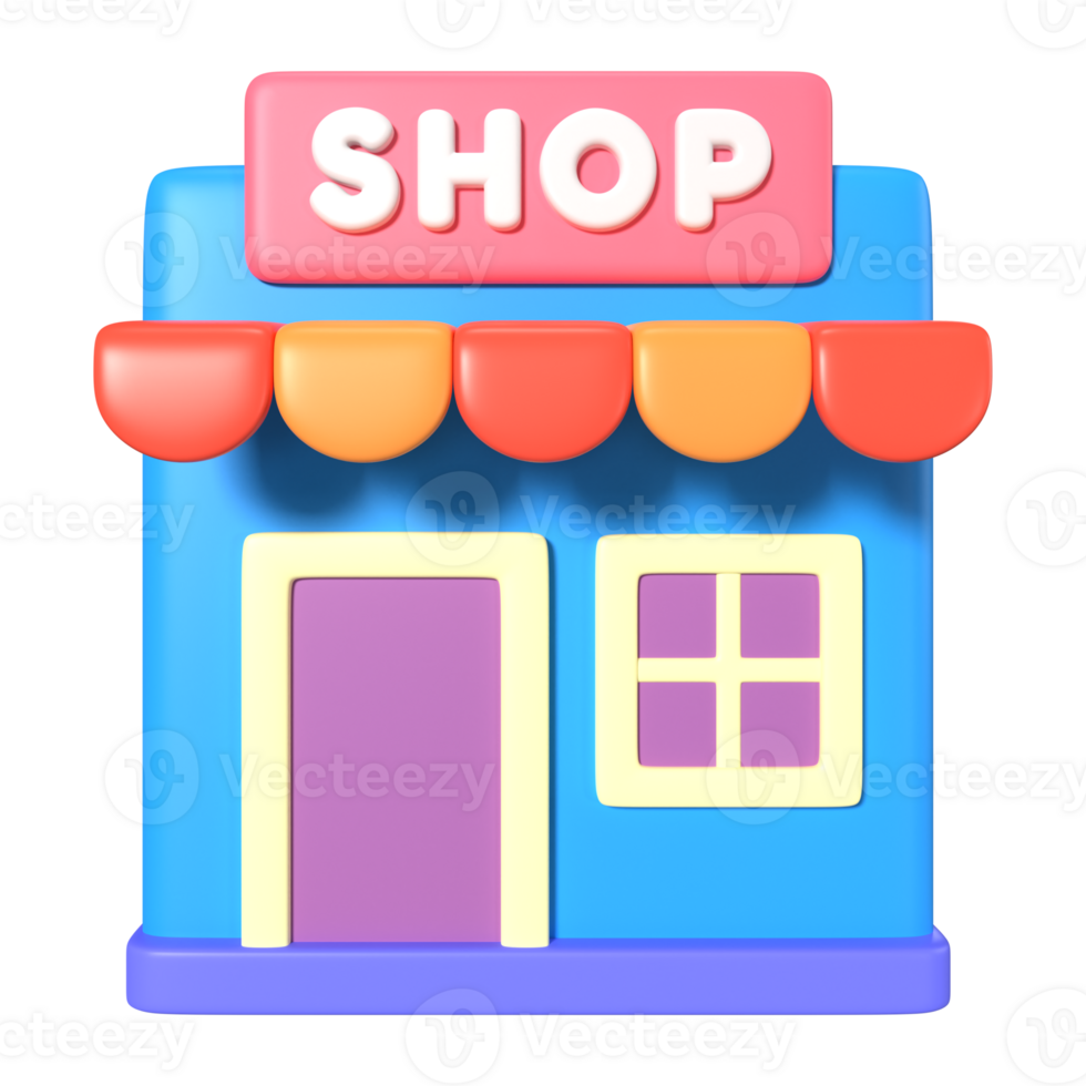 Online Shop 3D Illustration Icon png