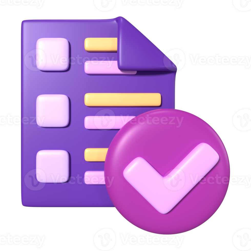 Order Checkout 3D Illustration Icon png