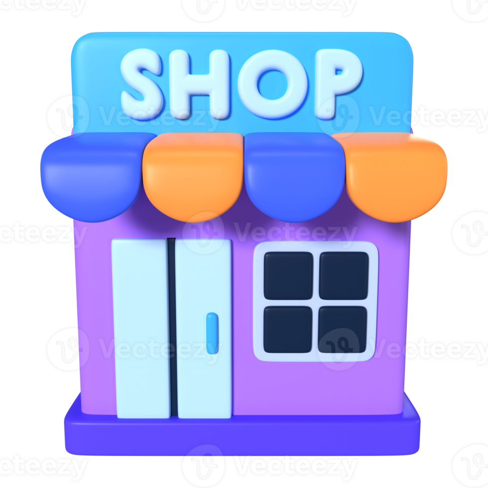 Online Shop 3D Illustration Icon png