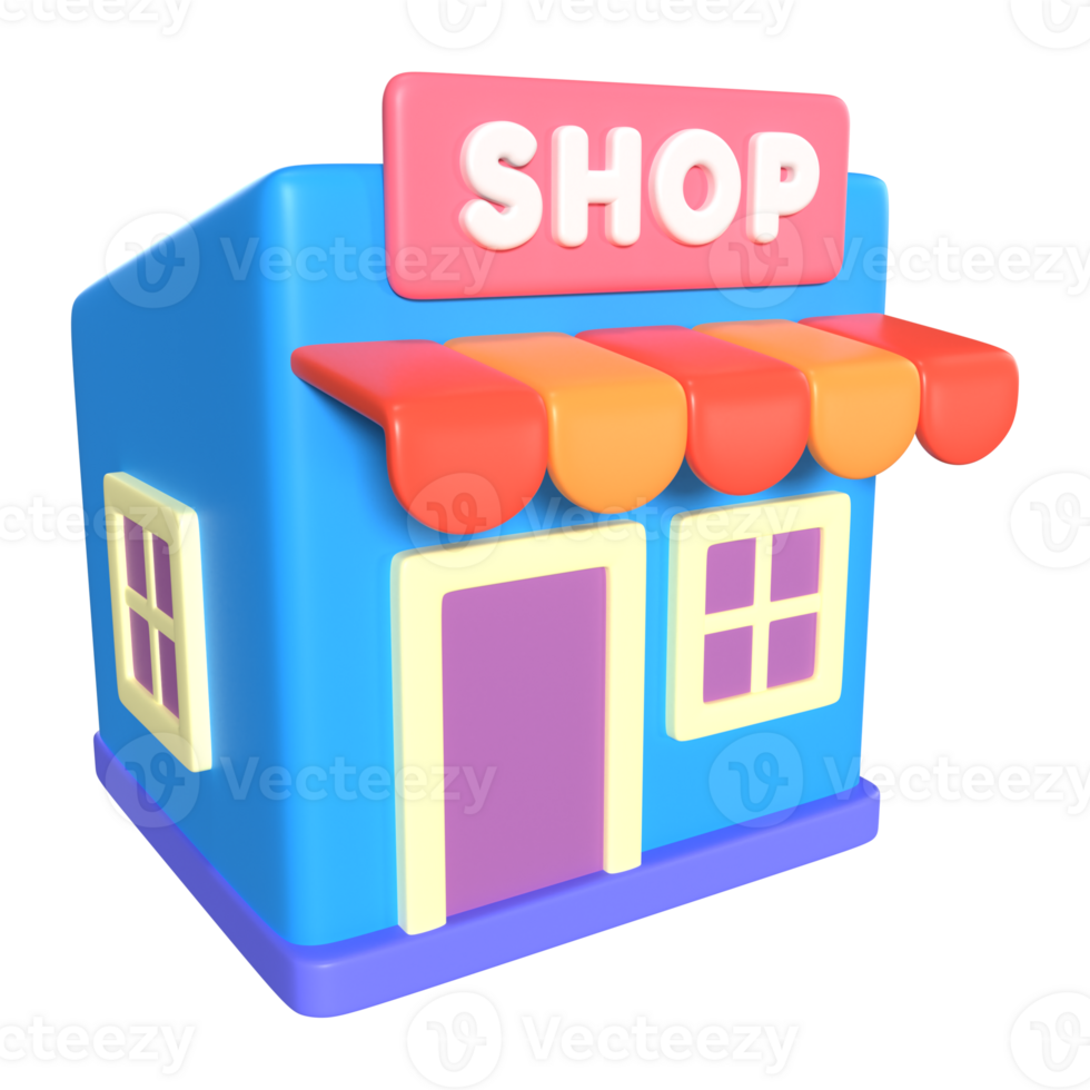 Online Shop 3D Illustration Icon png