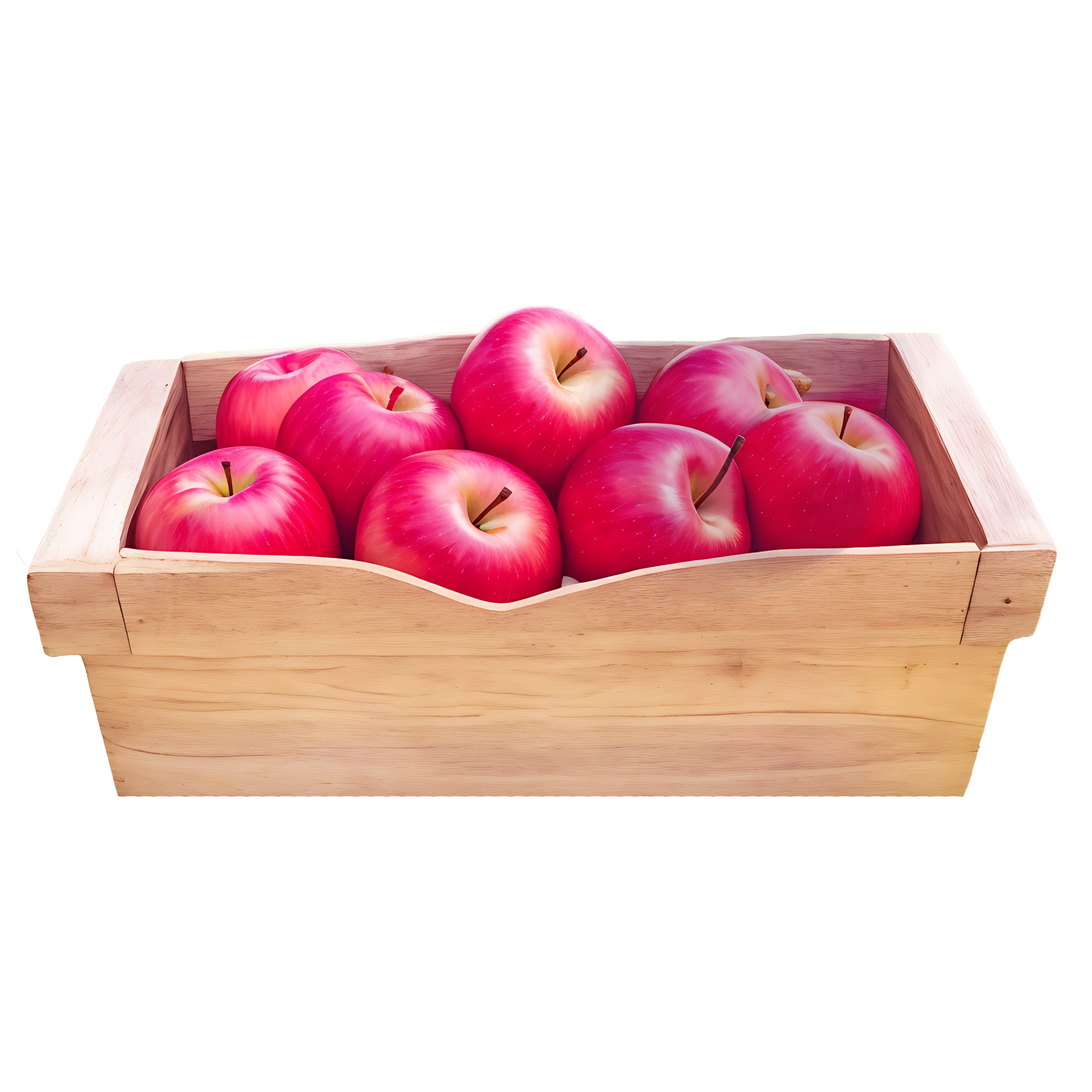 apple box png AI Generated 26679184 PNG