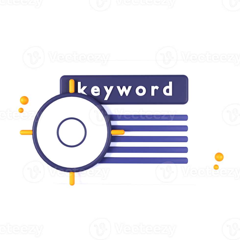 keyword search icon, vector illustration, transparent background, isolated on white background png