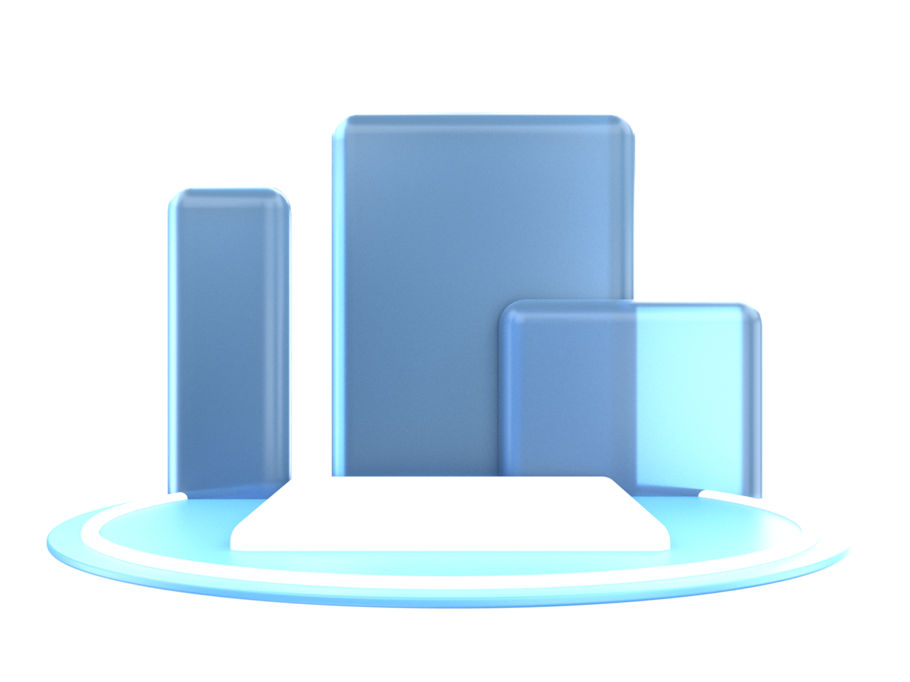 3d illustration product podium object suitable for advertisment png
