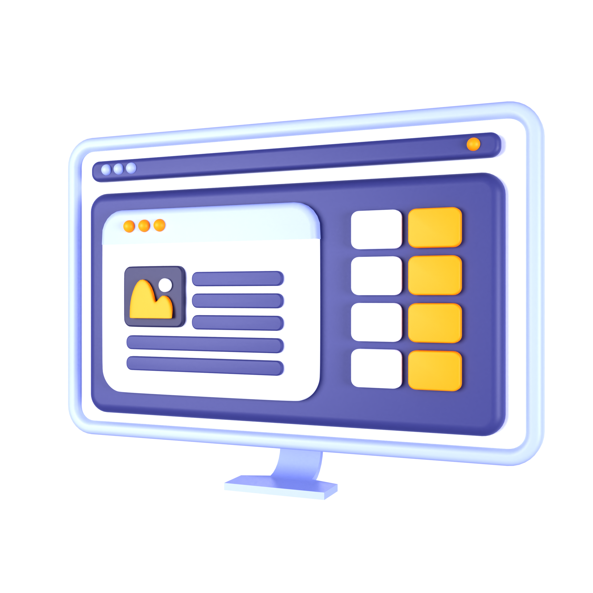 A Computer Monitor With A Web Page On It 26679341 PNG a-computer-monitor-with-a-web-page-on-it-26679341-png
