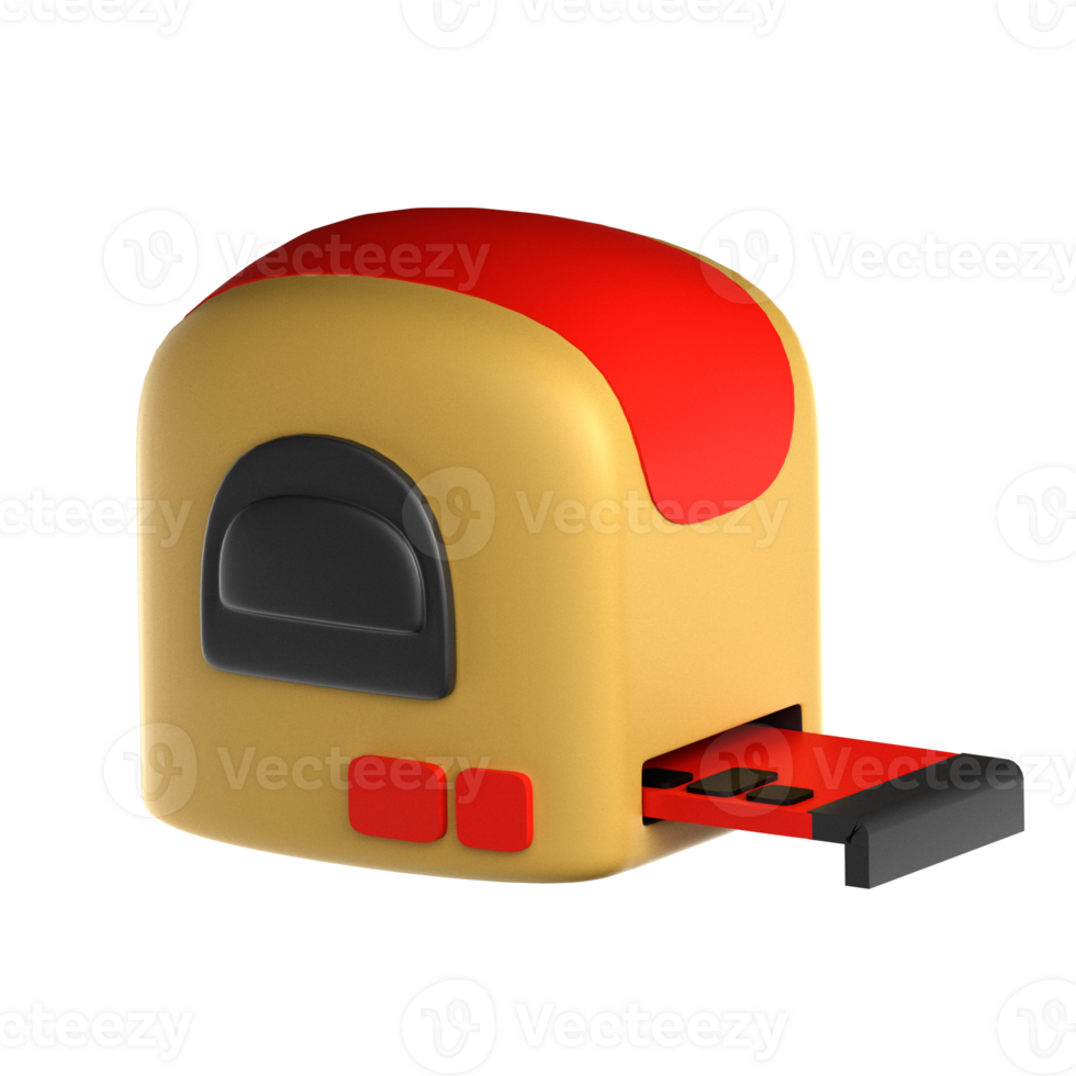 3d measuring tape illustration. set of 3D labor day icons. png