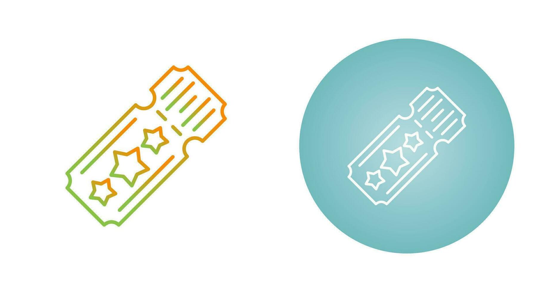 Ticket Vector Icon