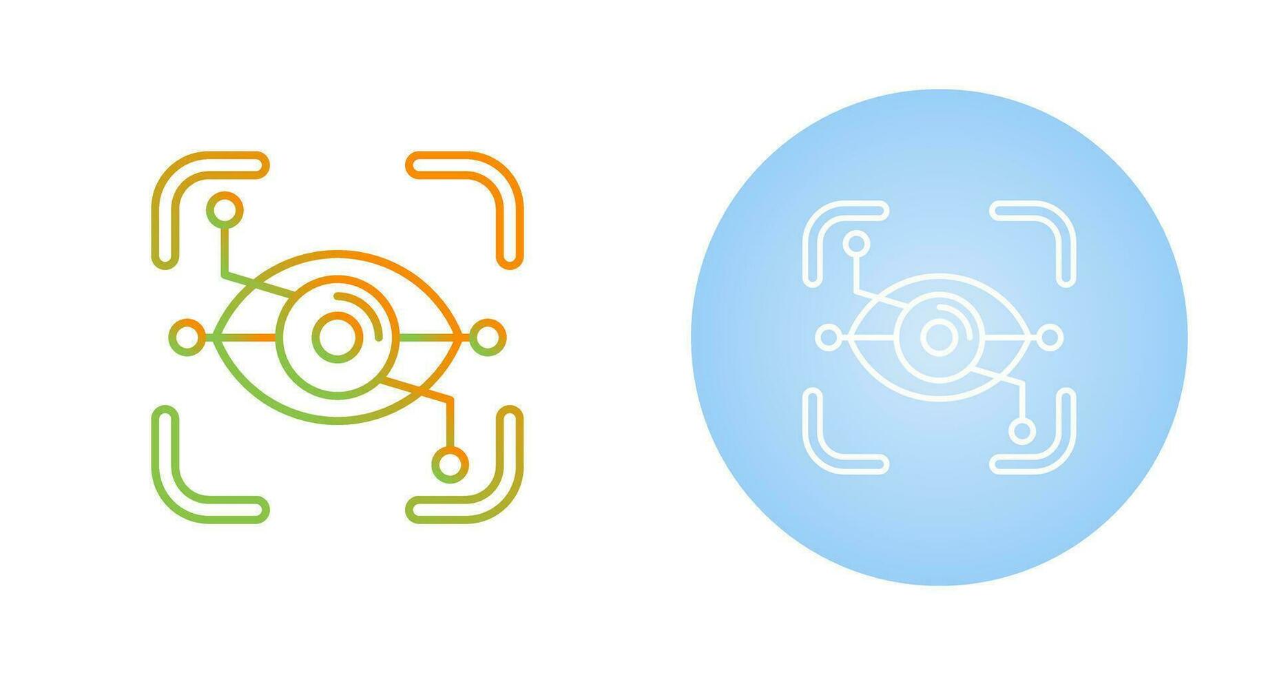 Eye Recognition Vector Icon