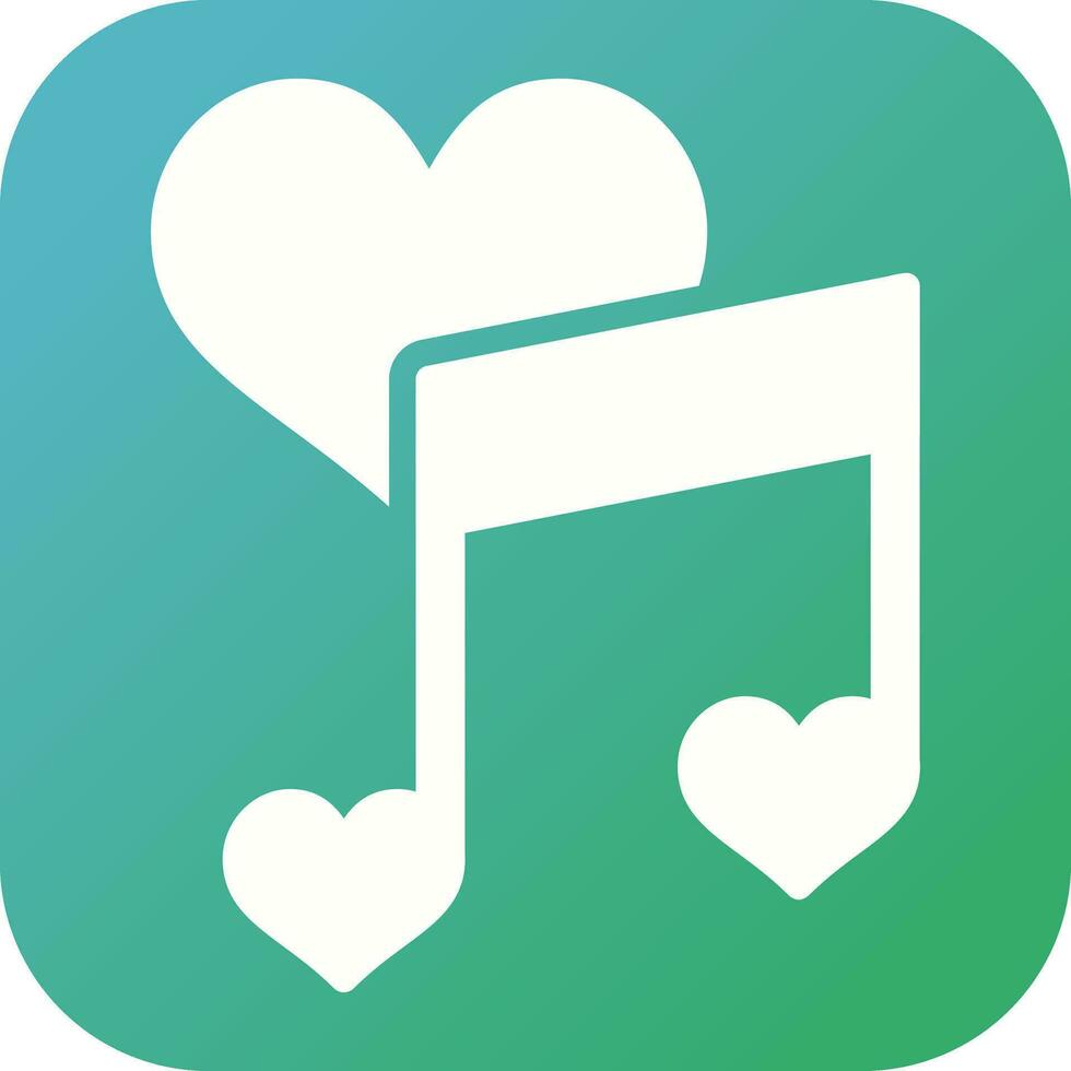 Love songs Vector Icon