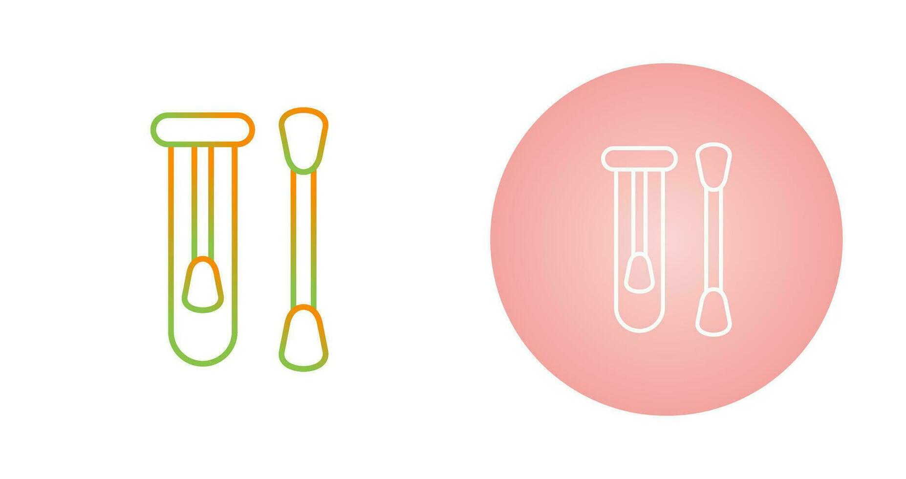 Cotton Swabs Vector Icon