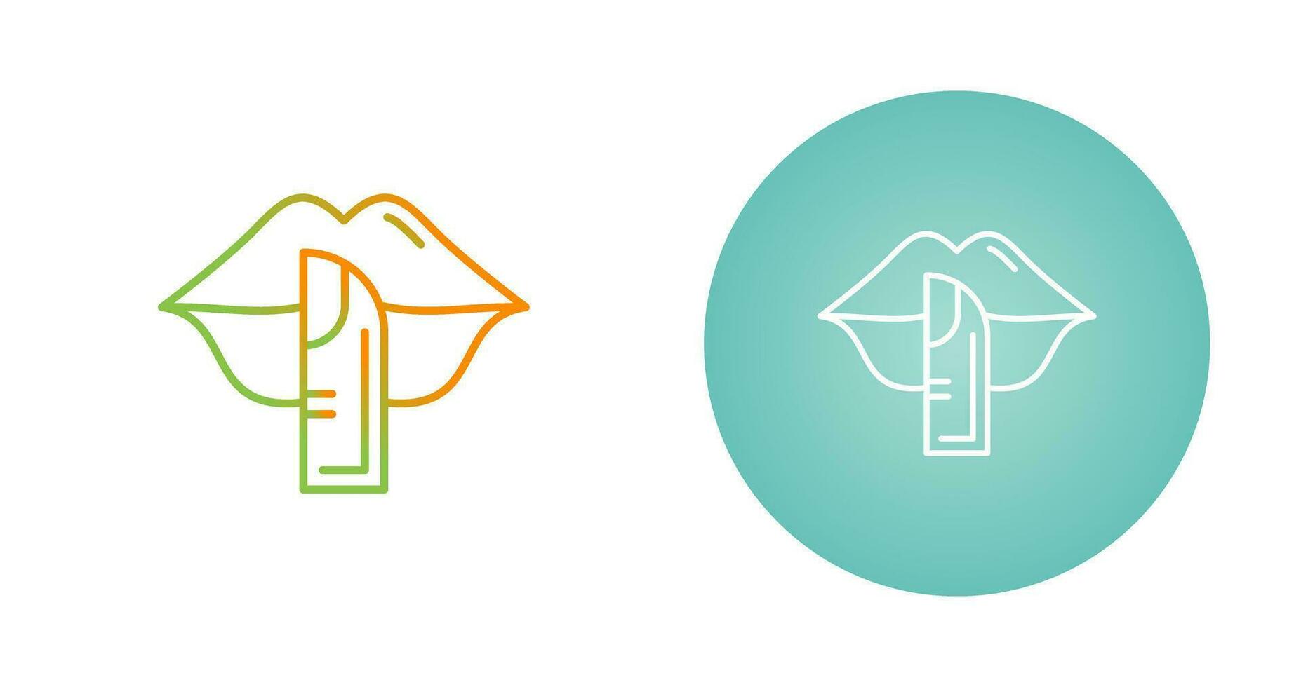 Silence Vector Icon
