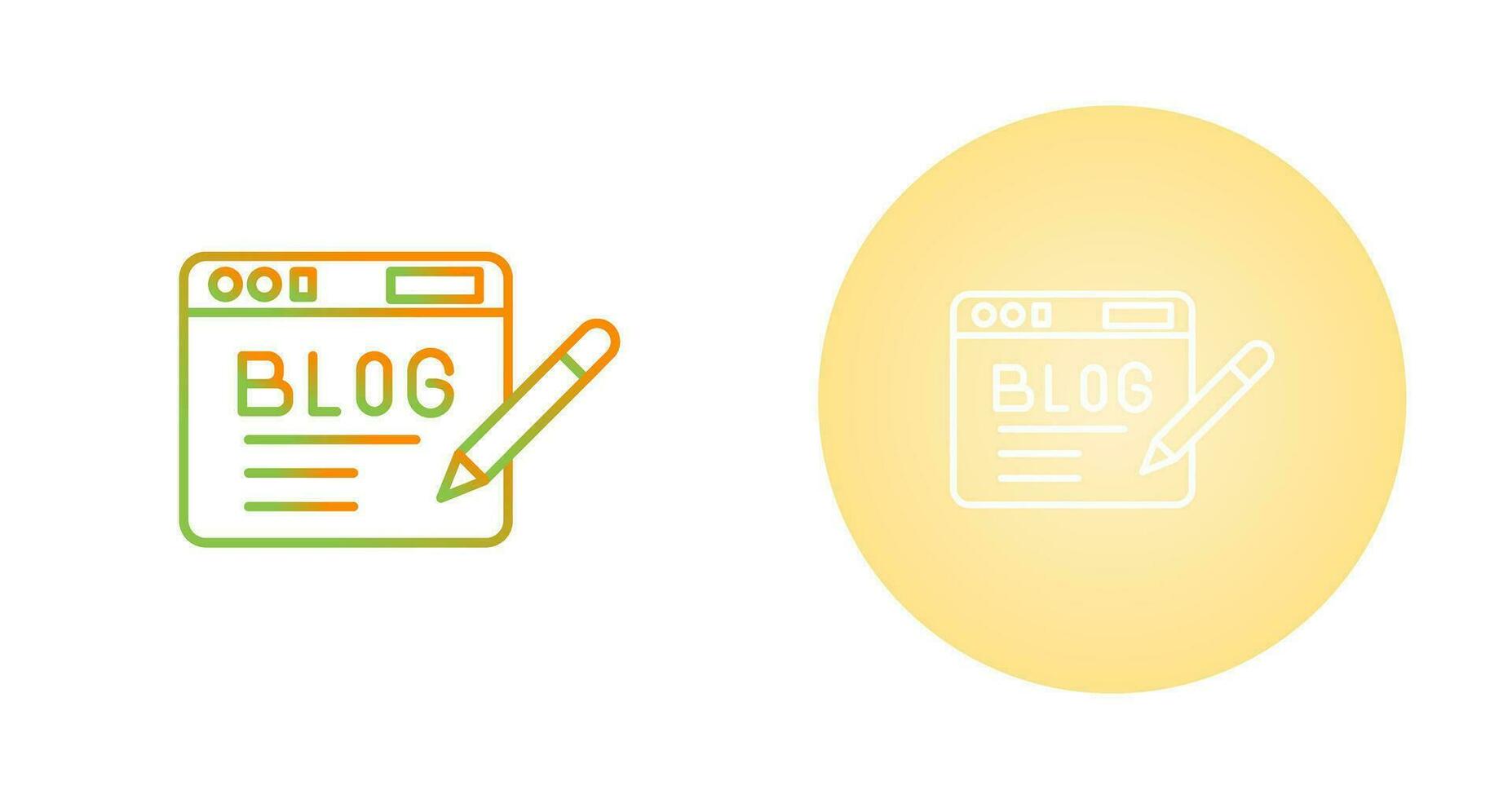 Blog Vector Icon