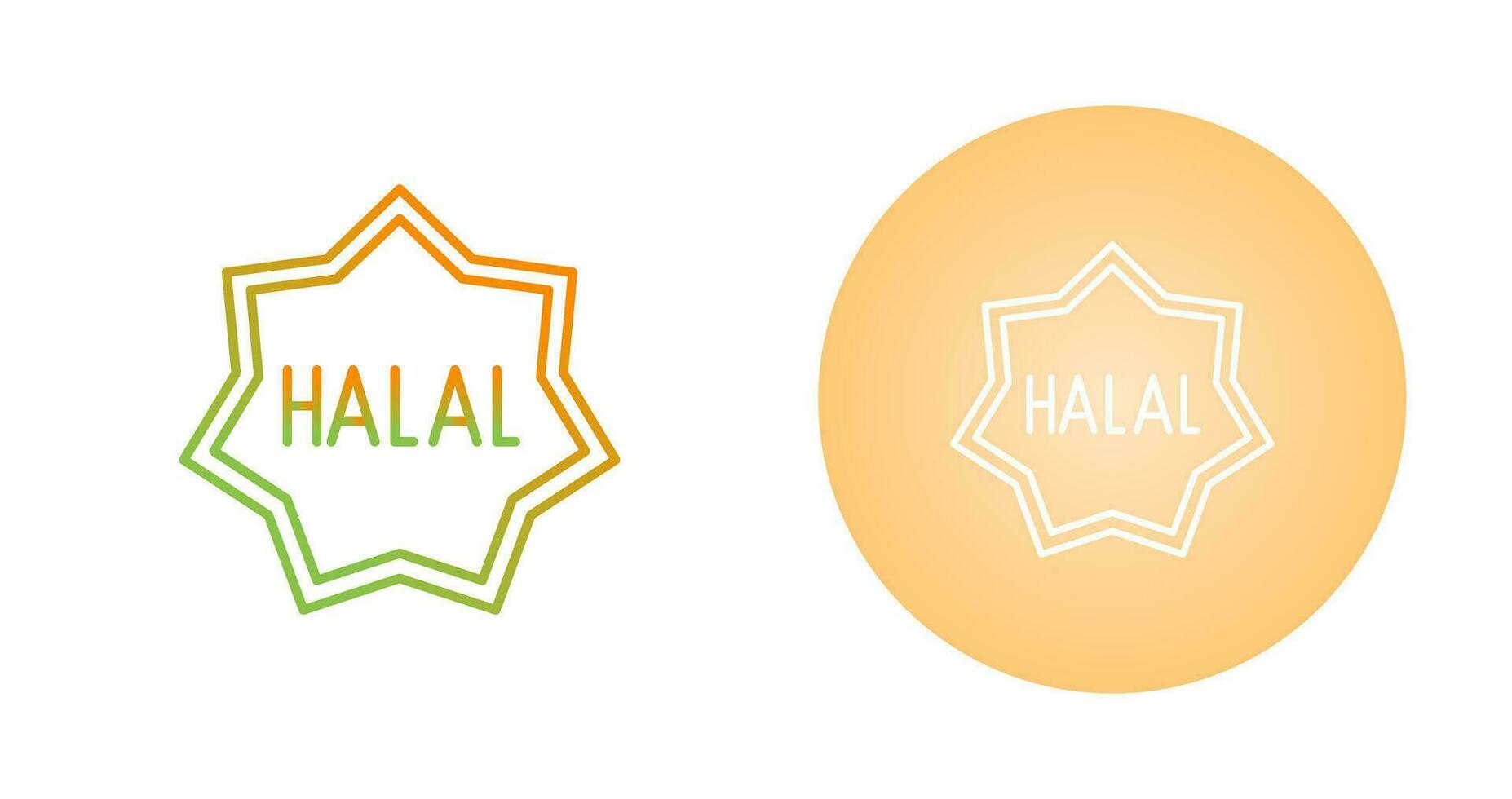 Halal Vector Icon
