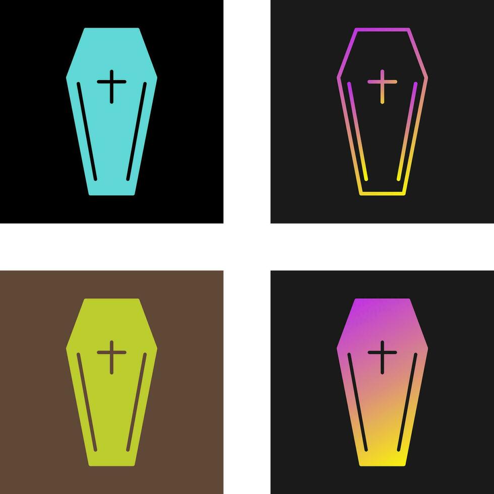 Coffin Vector Icon