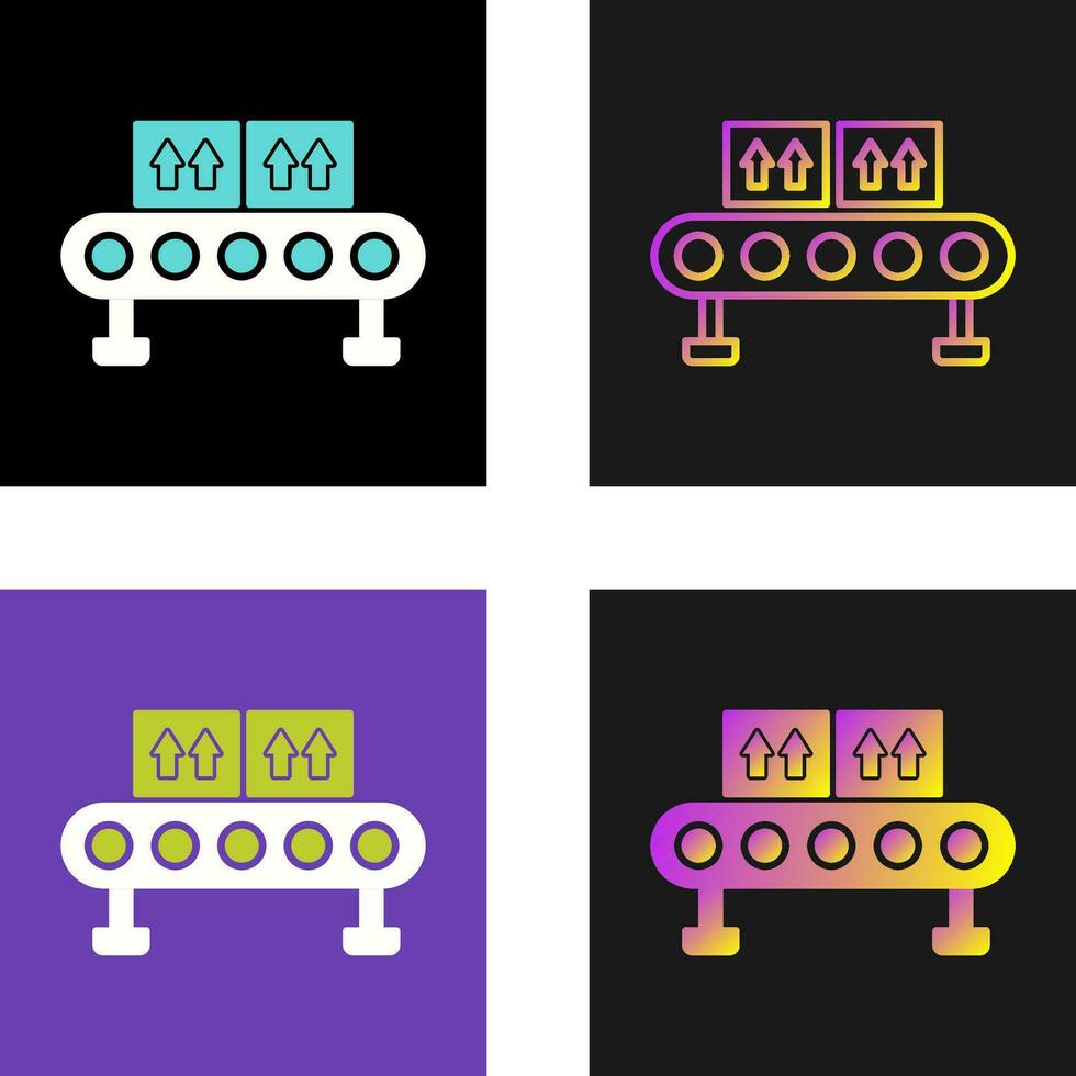 Assembly Line Vector Icon