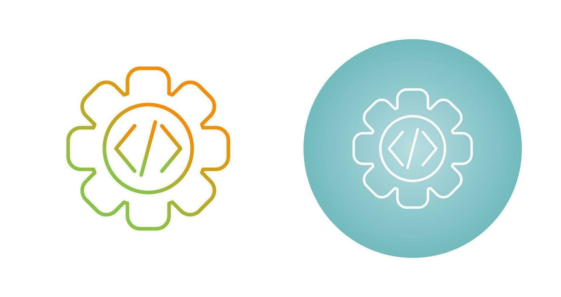 icono de vector de codificación