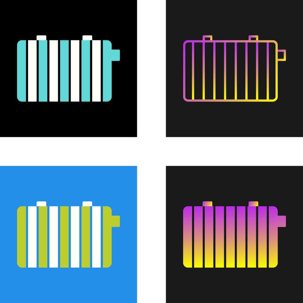 Heat Radiator Vector Icon