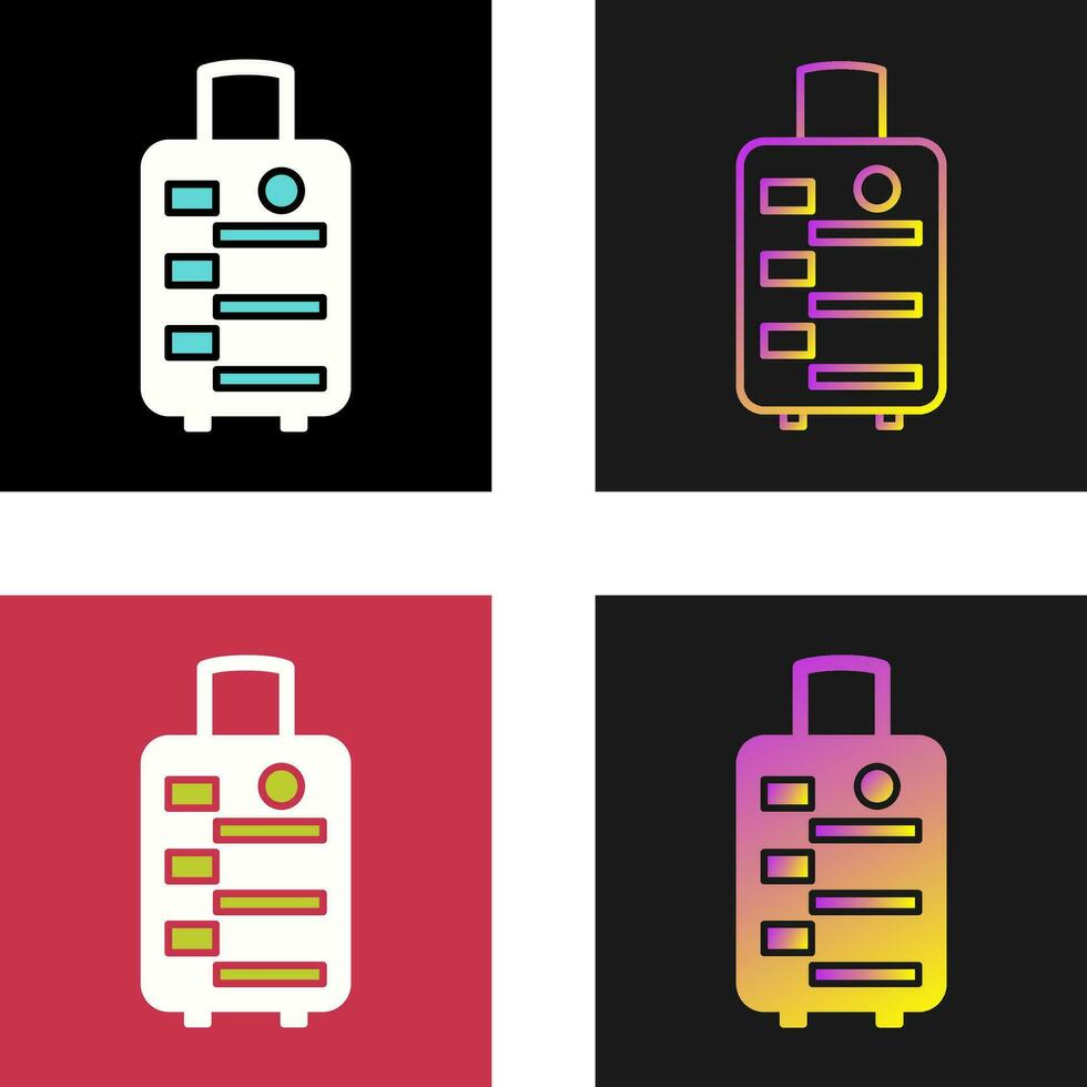 Luggage Bag Vector Icon