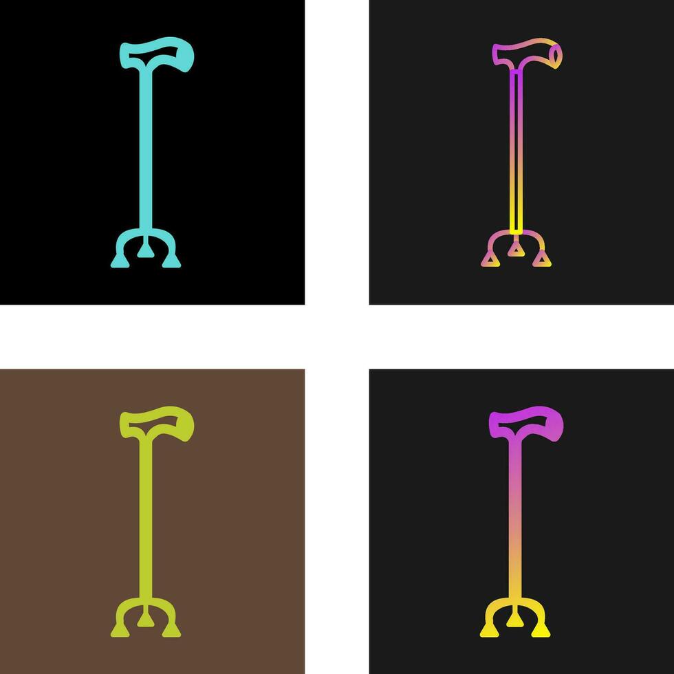 Walking Stick Vector Icon