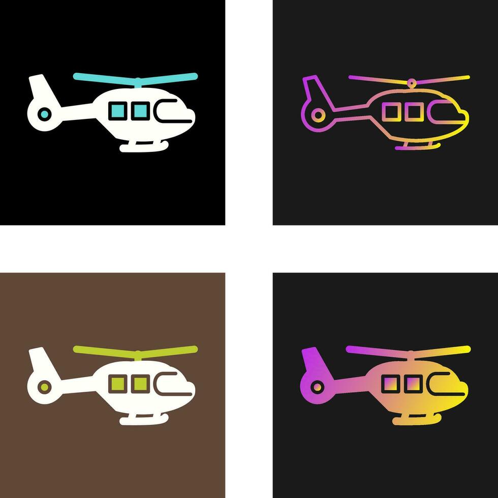 Helicopter Vector Icon