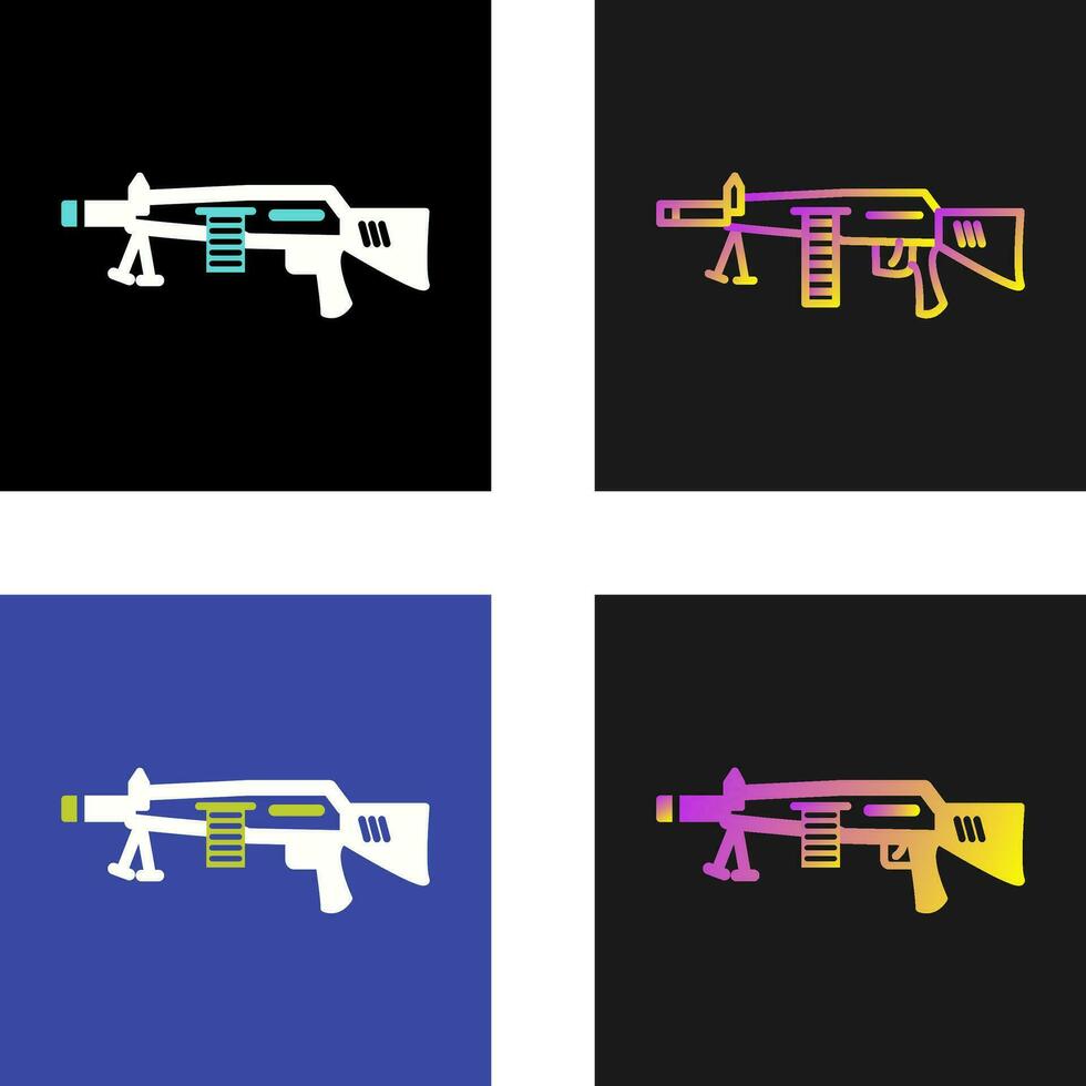 Machine Gun Vector Icon