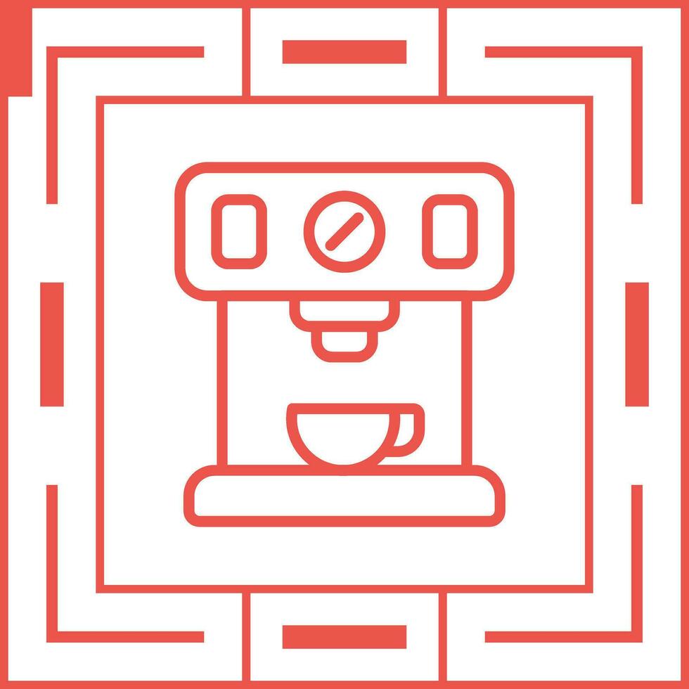 Coffee Maker with Wi-Fi Vector Icon