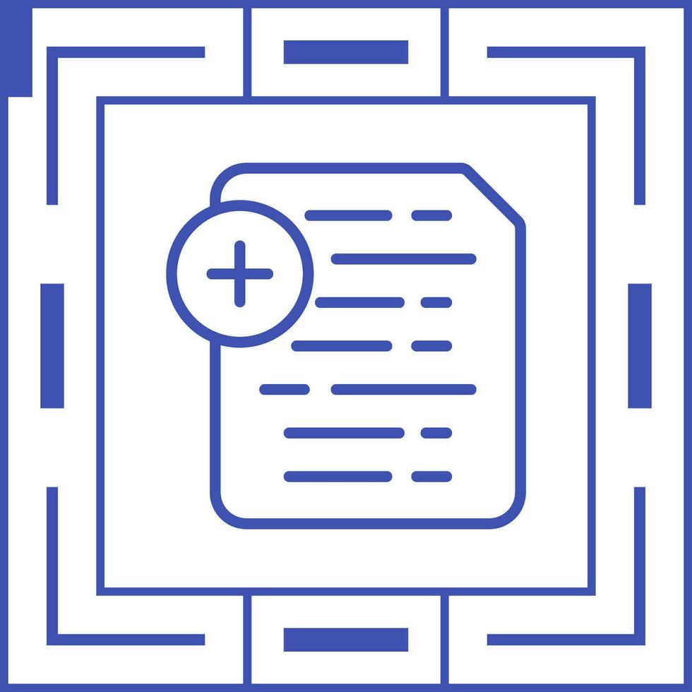 Document Insert Icon Vector Icon