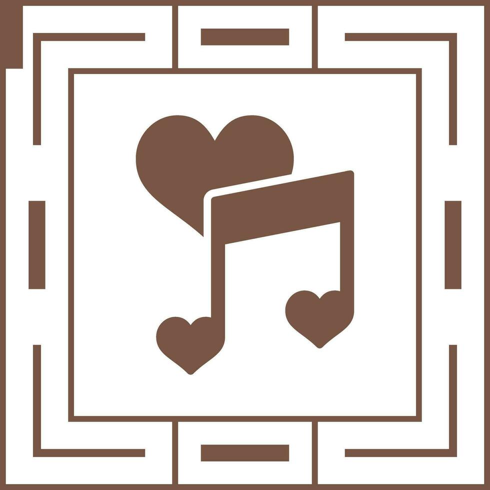 Love songs Vector Icon