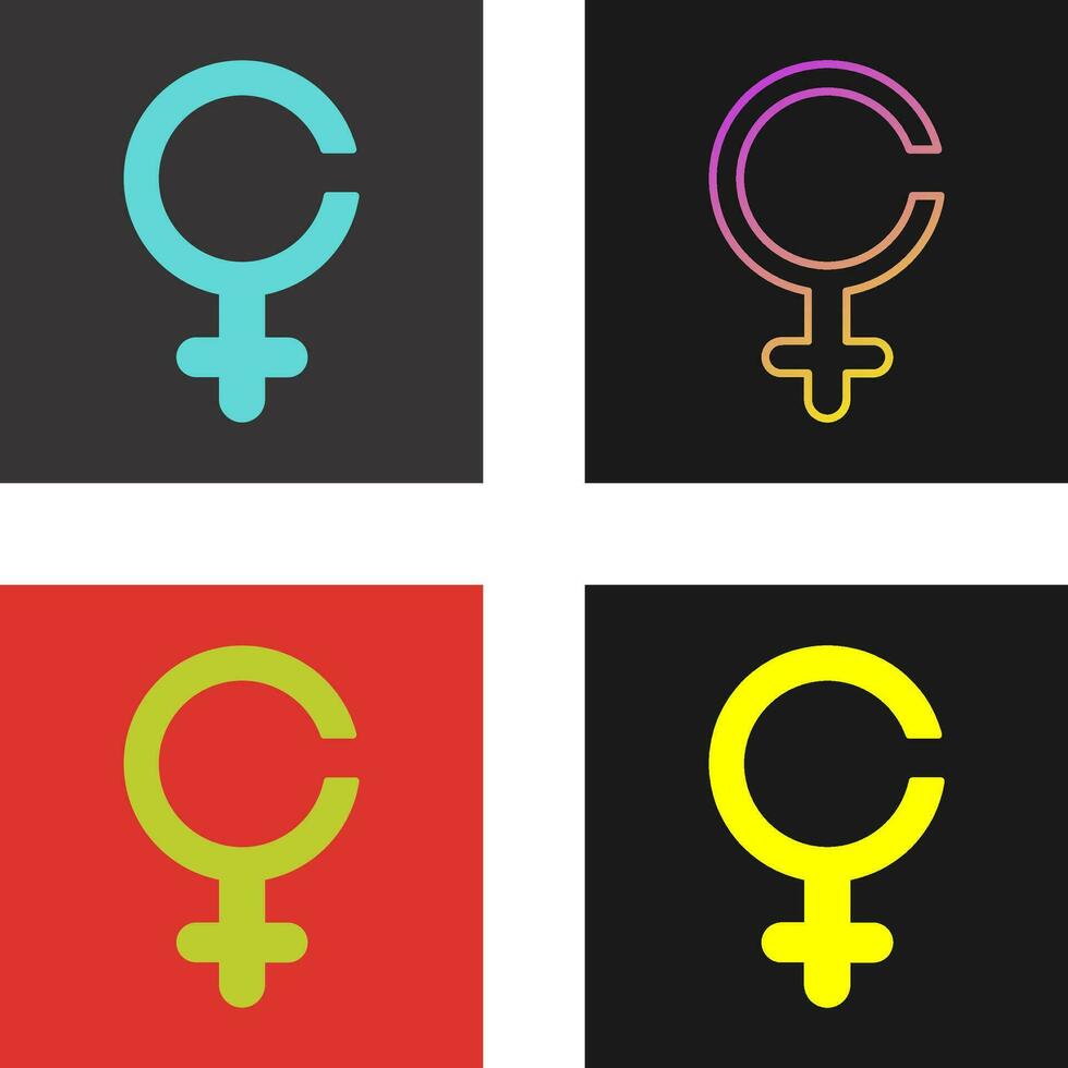 Female Sign Vector Icon