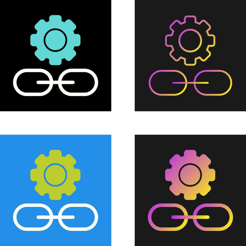 Link Setting Vector Icon