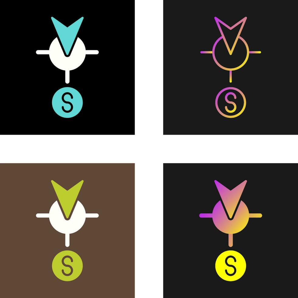 South Vector Icon