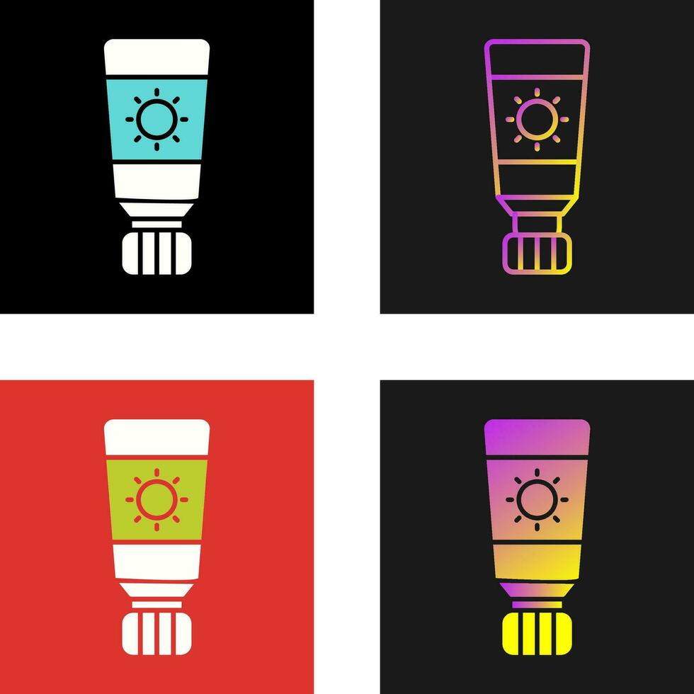 Sunscreen Vector Icon