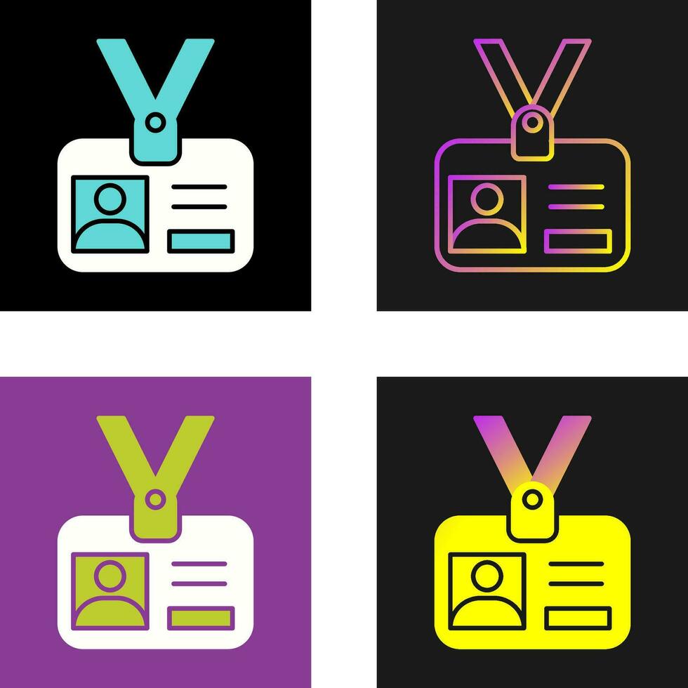 Id Card Vector Icon