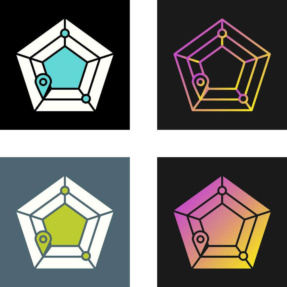 Radar Vector Icon