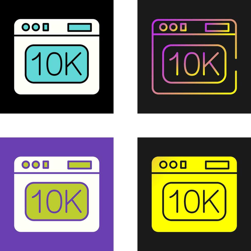 10k Vector Icon