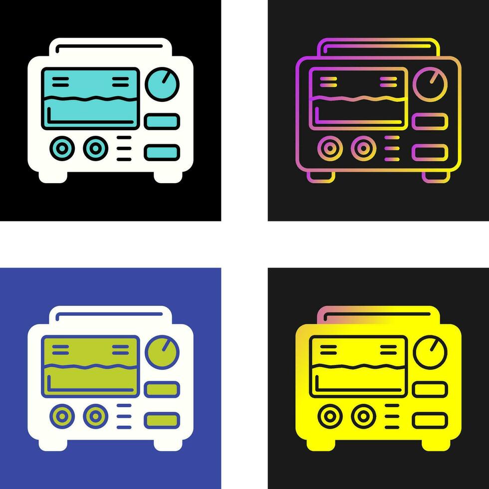 Oscilloscope Vector Icon