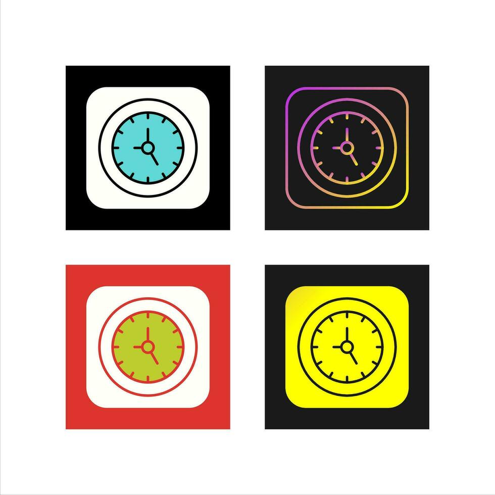 Clock Vector Icon