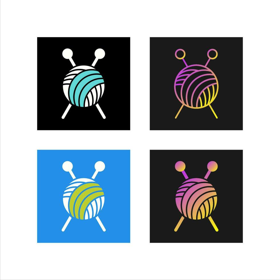 Knitting Vector Icon