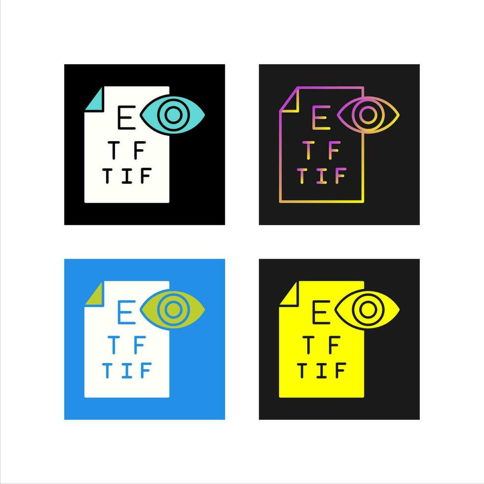 Eye Test Vector Icon