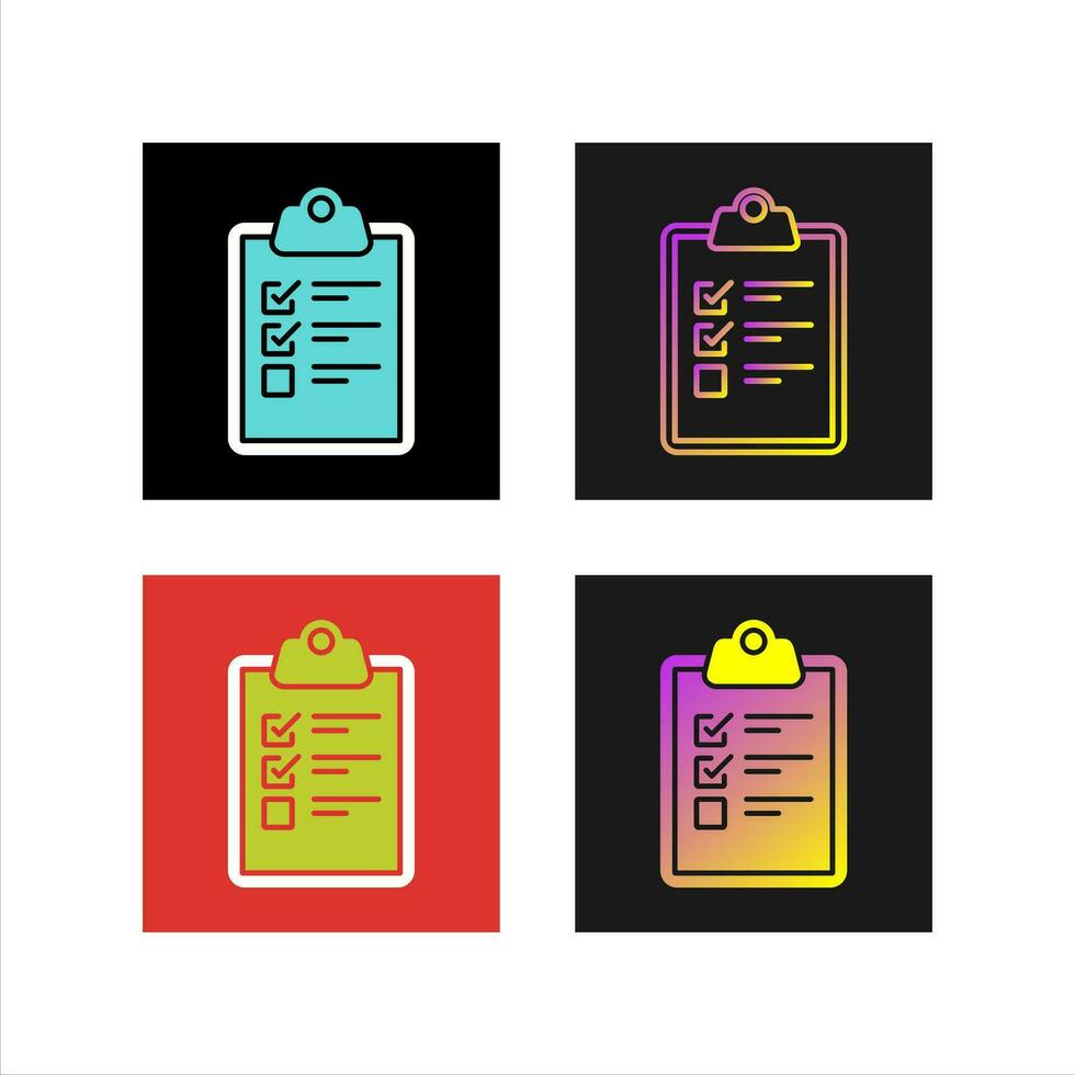 Checklist Vector Icon