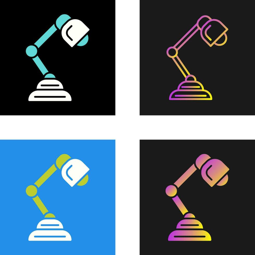 Table Lamp Vector Icon