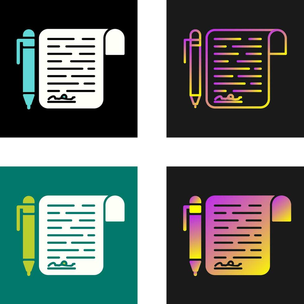 Agreement Vector Icon