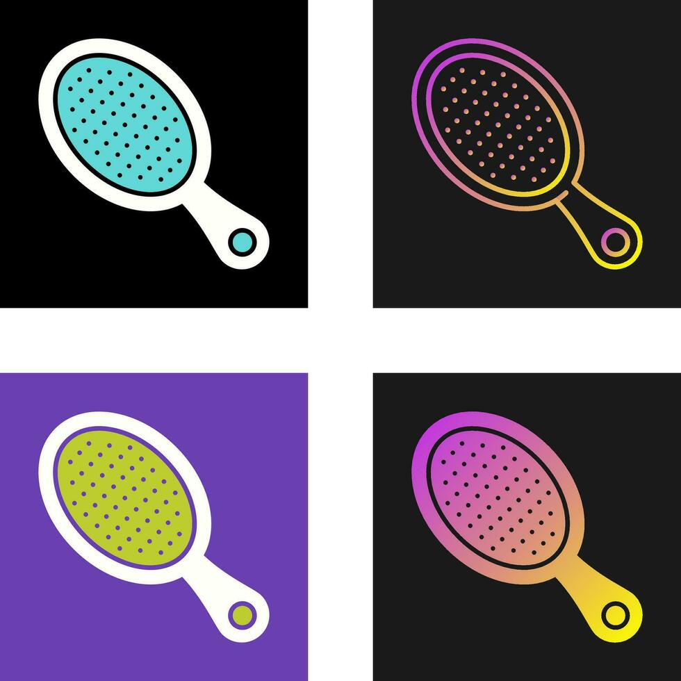 Hair Brush Vector Icon