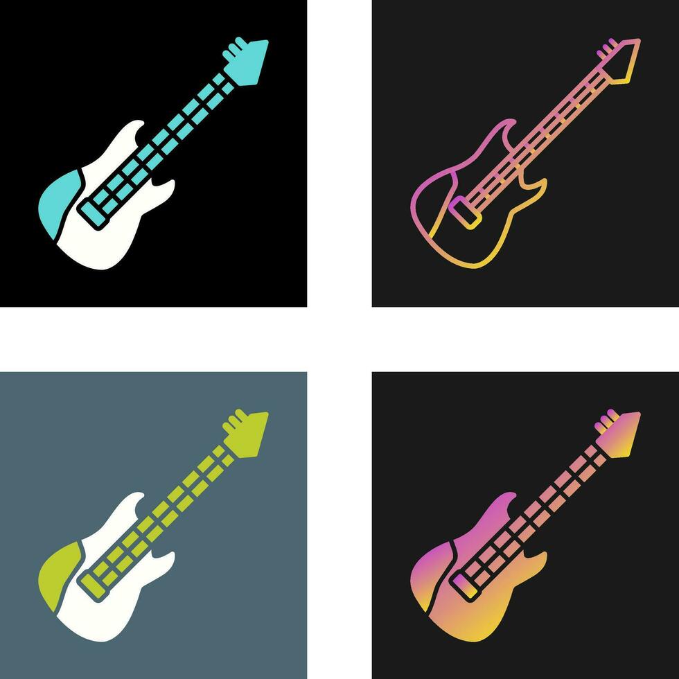 Electric Guitar Vector Icon
