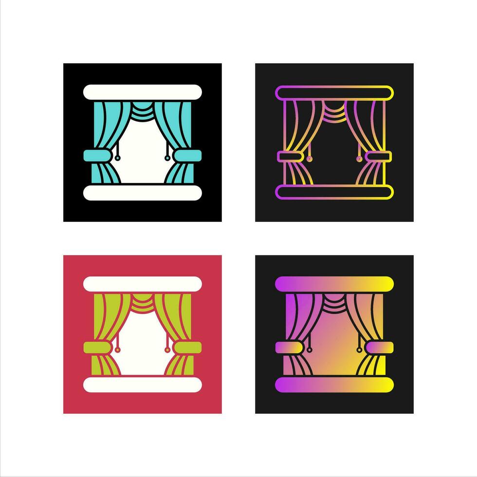 Stage Vector Icon