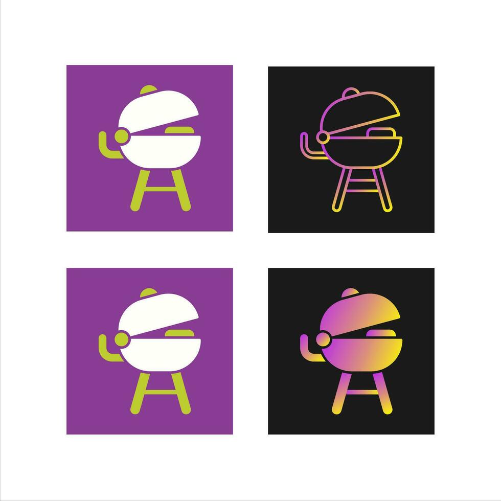 Grilled Vector Icon