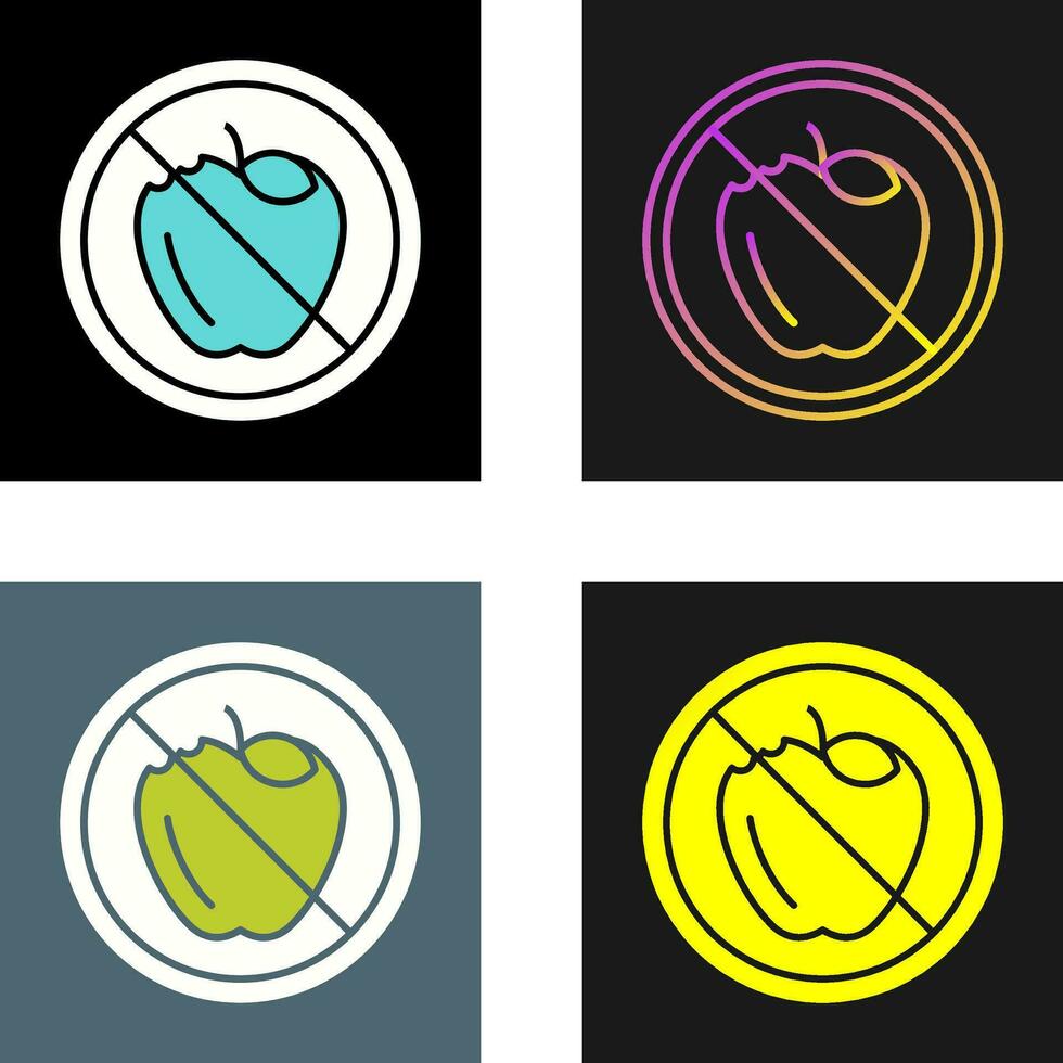 No Food Vector Icon